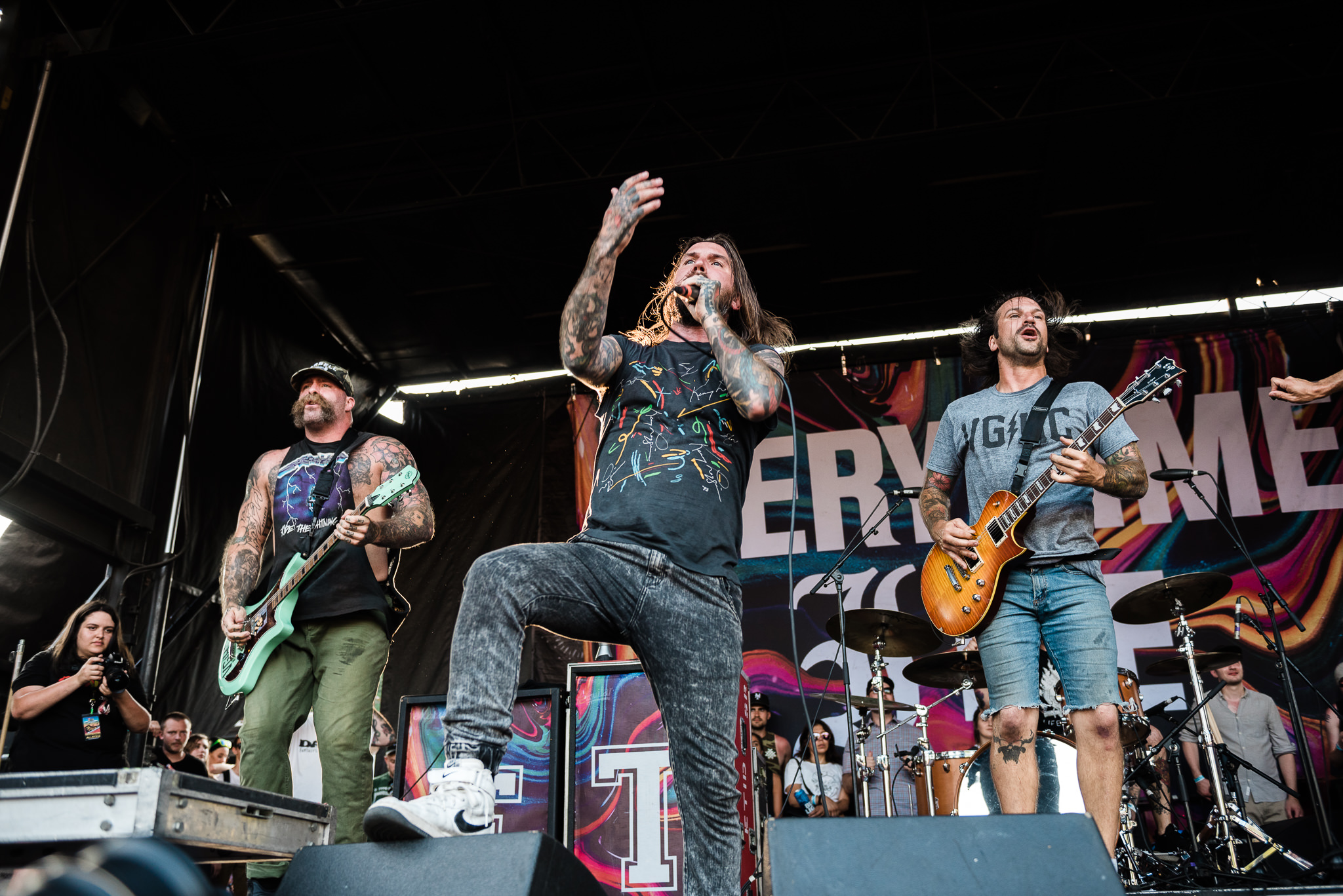 Every Time I Die Warped Tour 2018 PNC Bank Arts Center Holmdel NJ Stars and Scars Photo