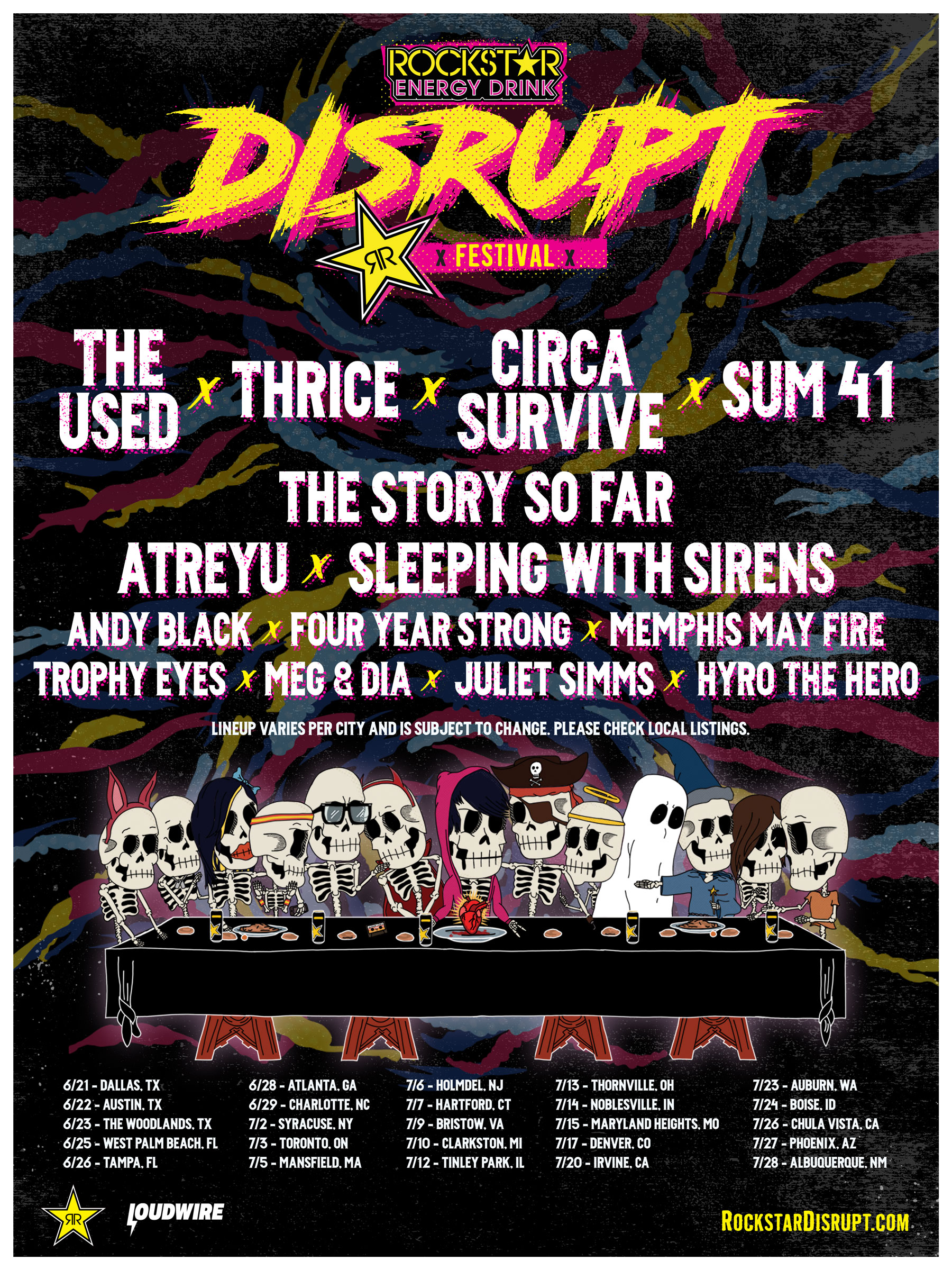 DISRUPT Festival flyer